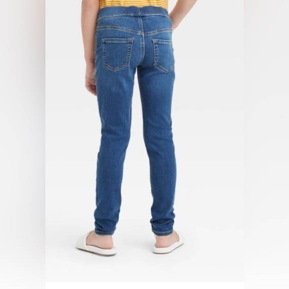Girls' Mid-Rise Pull-On Jeggings - Cat & Jack - Picture 9 of 9